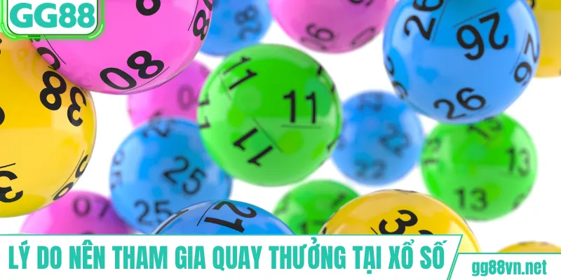 Lý do nên tham gia quay thưởng tại xổ số GG88