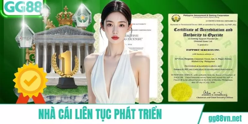 Nhà cái hoạt động nhiều năm, liên tục phát triển
